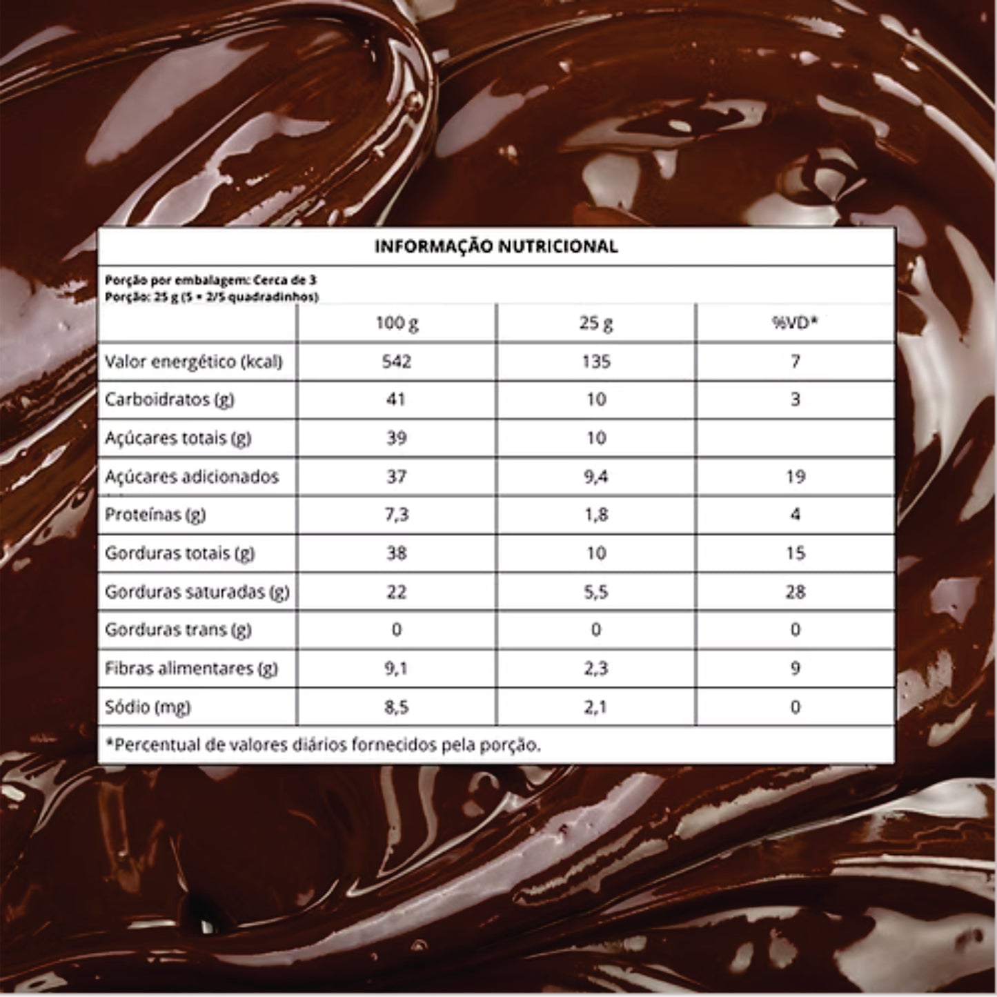 Chocolate 60% Cacau com Pedaços de Cupuaçu 70gr